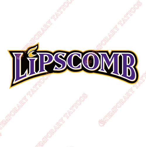 Lipscomb Bisons Customize Temporary Tattoos Stickers NO.4797